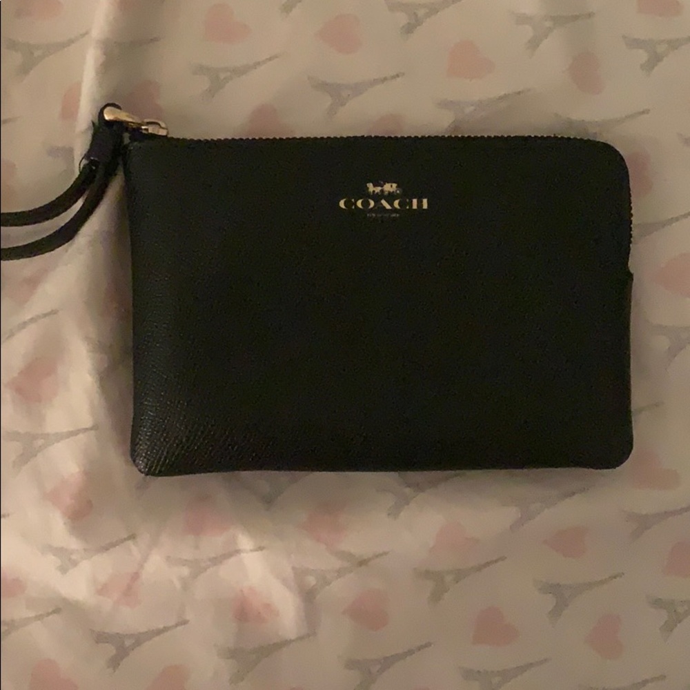 🐳black coach wallet